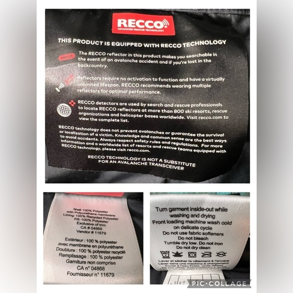 MEC Mountain Equipment Coop Recco Ski Snowboard Pants Size 36 - Picture 16 of 16